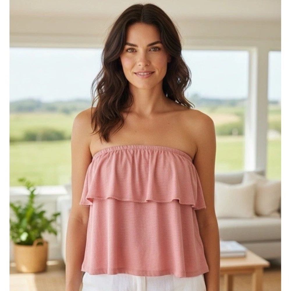 New Lilly Pulitzer Pink Wiley Dressy Off Shoulder Top Shirt Size Small Blouse S